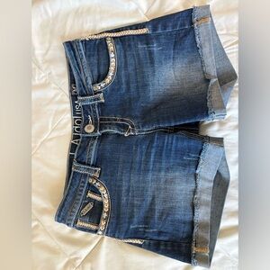 L.A. Idol Dark Blue Women's Denim Shorts